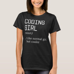 Frauen codieren Girl Definition-Software T-Shirt