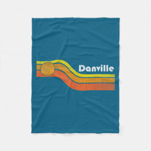 Frauen Cool Danville Vintage 70er 80er Retro Fleecedecke