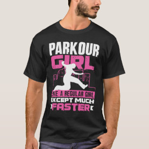 Frauen Cool Parkour Girl del Malcantone T-Shirt