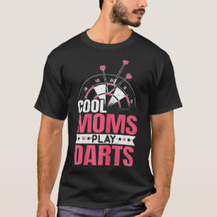 Frauen Coole Mamas spielen Darts Mütter Day Bullse T-Shirt