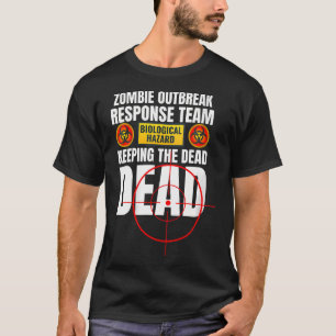 Frauen Cooles Zombie-T-Shirt für Männer und Frauen T-Shirt