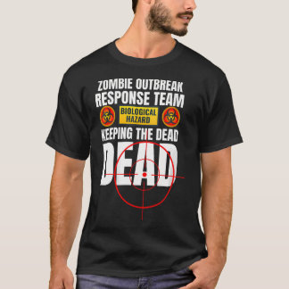 Frauen Cooles Zombie-T-Shirt für Männer und Frauen T-Shirt