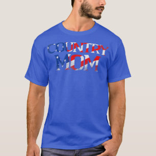 Frauen Country Music Mama Vintage Amerikanische Fl T-Shirt