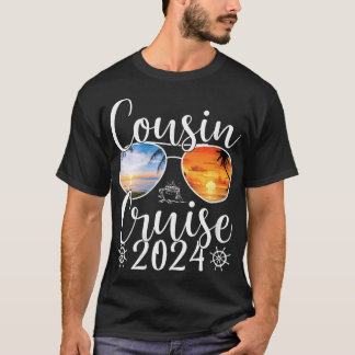 Frauen Cousin Kreuzfahrt 2024 Girls Couse Trip 202 T-Shirt