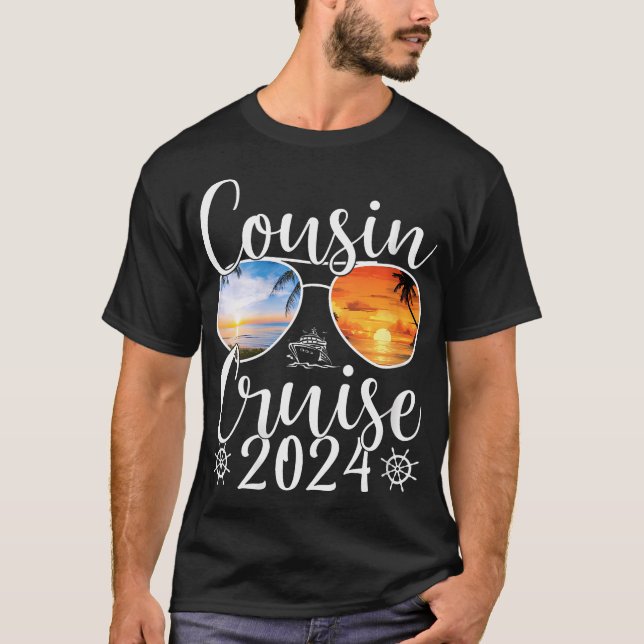 Frauen Cousin Kreuzfahrt 2024 Girls Couse Trip 202 T-Shirt (Vorderseite)