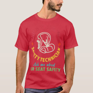 Frauen CPST Kindersicherheitsassistent Auto T-Shirt