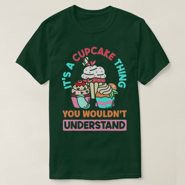 Frauen Cupcake Baker Cupcake Backen Lover T-Shirt (Design vorne)