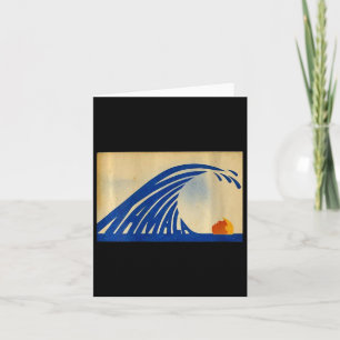 Frauen Cute Wave Of Blue Wave Kamala Für Kamala Fu Karte