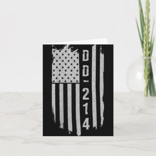 Frauen D-214 Militärische Veteran Geschenke V-Nack Karte
