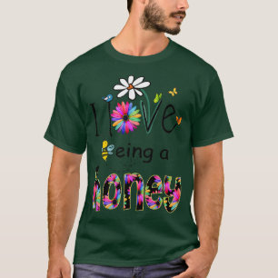 Frauen Daisy Blume Liebe Honig in Liebe art gr T-Shirt