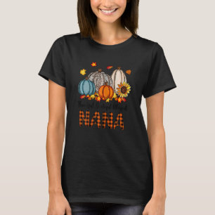 Frauen dankbar dankbar gesegnet Nana Pumpkins Fal T-Shirt