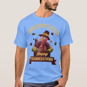 Frauen dankbar, gesegnet Glückwunsch Thanksgivin T-Shirt