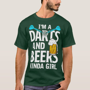 Frauen Darts Shirt Beer Dart Player Girl Mütter