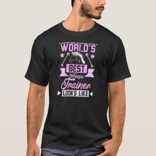 Frauen Das ist der weltbeste Pferdetrainer T-Shirt