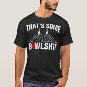 Frauen, das ist etwas Bowlshit Bowler Bowling VNec T-Shirt