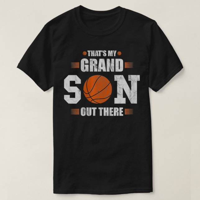 Frauen, das ist mein Großvater da draußen Basketba T-Shirt (Design vorne)