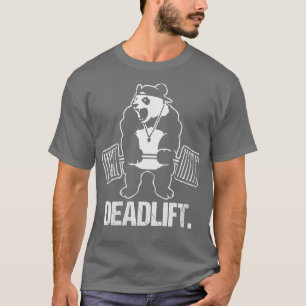 Frauen Deadlift Panda Weightlift Bodybuilding G T-Shirt