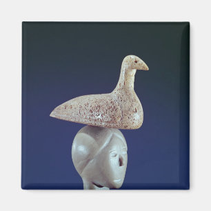 Frauen denken an einen Loon Vogel, von Cape Dorset Magnet