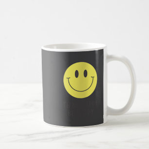 Frauen denken glücklich sein glücklich lächeln Ges Kaffeetasse
