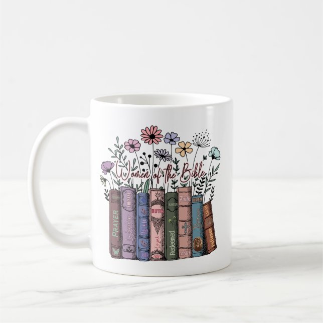 Frauen der Bibel Kaffeetasse (Links)