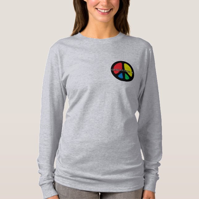 Frauen der Generation X PEACE-T - Shirt (Vorderseite)