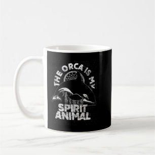 Frauen der Orca ist mein Geiststier - Vintages Töt Kaffeetasse
