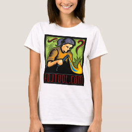 Frauen der Sally-Silberschmiedversion 01 T-Shirt