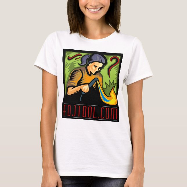 Frauen der Sally-Silberschmiedversion 01 T-Shirt (Vorderseite)