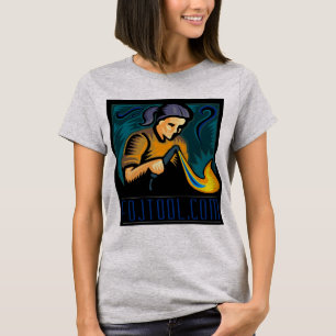 Frauen der Sally-Silberschmiedversion 02 T-Shirt