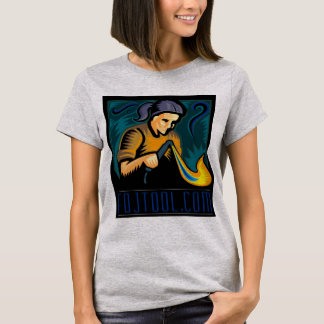 Frauen der Sally-Silberschmiedversion 02 T-Shirt