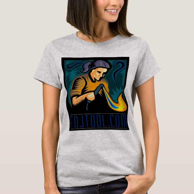 Frauen der Sally-Silberschmiedversion 02 T-Shirt (Vorderseite)