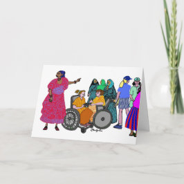 Frauen der Welt - 3 Karte