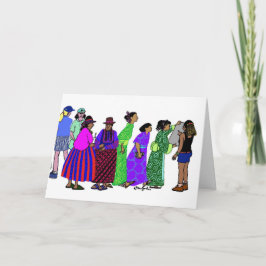 Frauen der Welt - 4 Karte