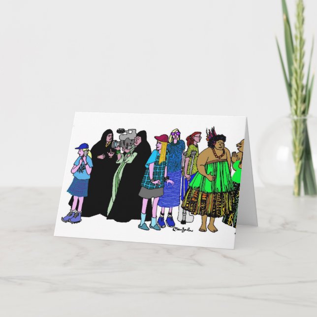 Frauen der Welt - 5 Karte (Vorderseite)