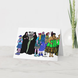 Frauen der Welt - 5 Karte