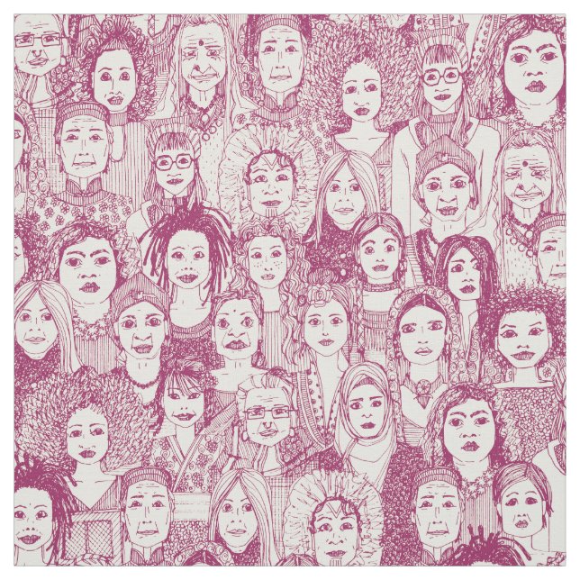 Frauen der Weltkirsche Stoff (Muster)