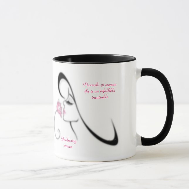 Frauen-Designer-Tasse der Sprichwort-31 Tasse (Rechts)