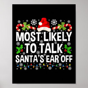 Frauen, die am ehesten das Weihnachtslied absetzen Poster