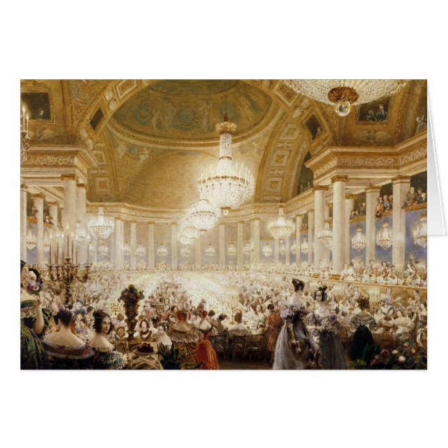 Frauen, die beim Tuileries im Jahre 1835 speisen (Vorderseite (Horizontal))