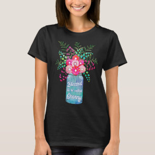 Frauen, die bloral gesegnet sind, Granny genannt z T-Shirt