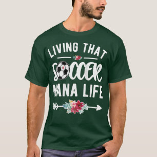 Frauen, die diesen Fußball-Nana Life-Fußballspiele T-Shirt