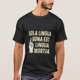 Frauen die einzige gute Sprache ist totes, sonnige T-Shirt