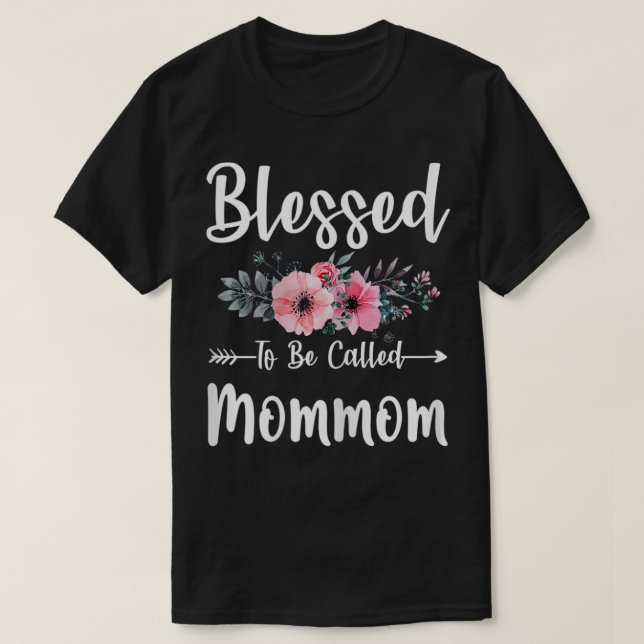 Frauen, die gesegnet sind, als Mutter der Mutter b T-Shirt (Design vorne)