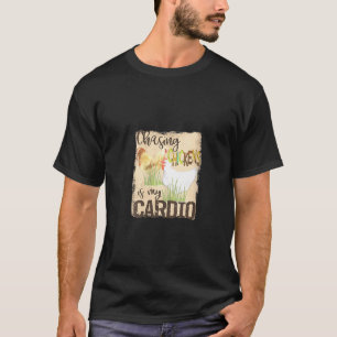 Frauen, die Hühner jagen, ist mein Cardio! - Meme T-Shirt