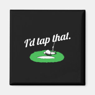 Frauen, die ich anmachen würde Golf Golferin Golfe Magnet