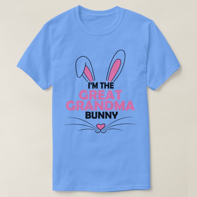 Frauen, die ich bin die große Oma Bunny Graphic Ni T-Shirt (Design vorne)