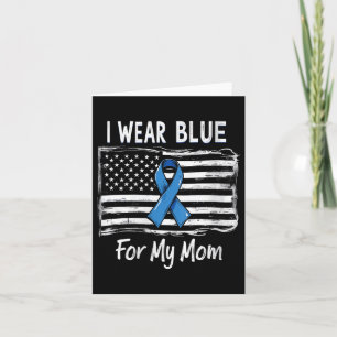 Frauen, die ich blau für Mama Typ 1 Diabetes trage Karte