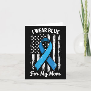 Frauen, die ich blau für meine Mama tragen Diabete Karte