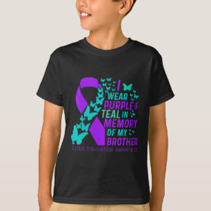 Frauen, die ich für meinen Bruder Suici Lila und A T-Shirt