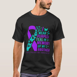 Frauen, die ich für meinen Bruder Suici Lila und A T-Shirt